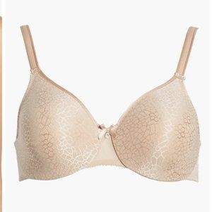 NEW Chantelle C Magnifique Underwire Minimizer Bra US 38H Nude
